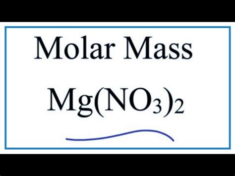 First, we set all coefficients to 1 For each element, we check if the number of atoms is balanced on both sides of the equation. . What is the formula mass of mg no3 2